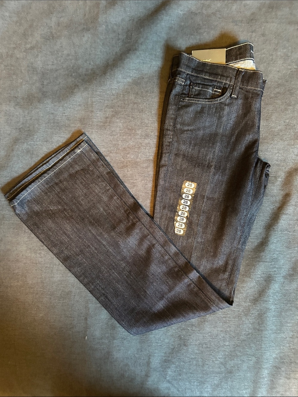 7 For All Mankind Dark Blue original Boot Cut Jeans - Picture 7 of 7
